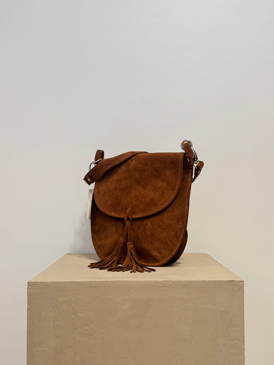 Yenvi brown suede bag