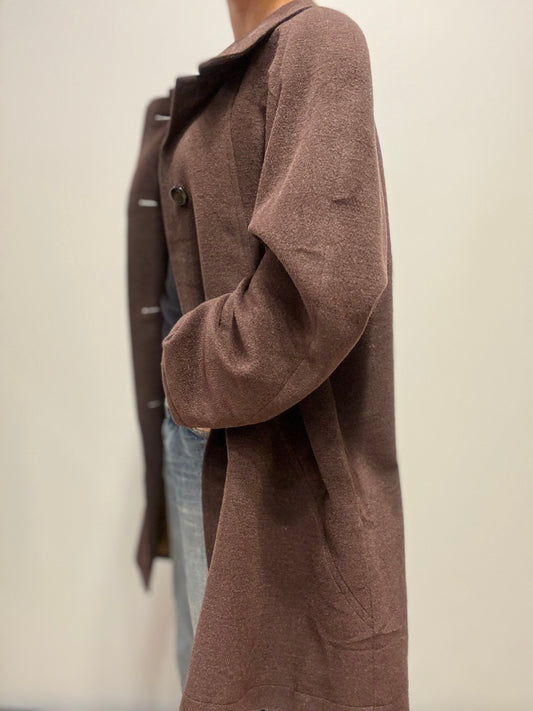 Steinbock wollen jas bruin