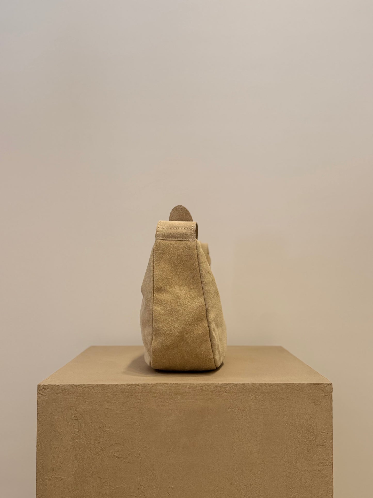 Yenvi Suede beige Shoulder Bag
