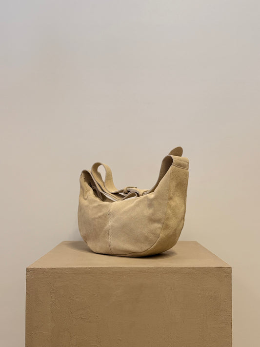 Yenvi Suede beige Shoulder Bag