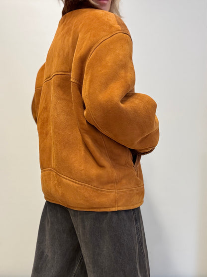 Cognac lammy coat