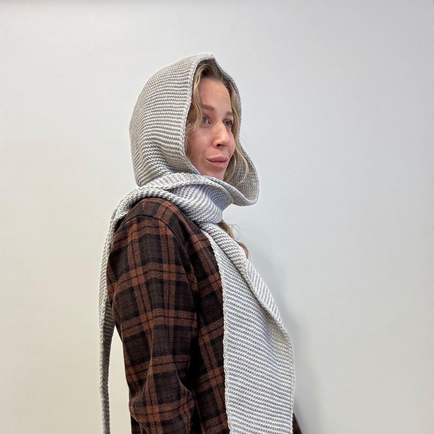 Gebreide Capuchonsjaal