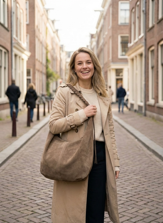 AVEA Tas Suède Taupe