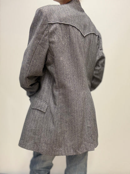 Vintage wrangler blazer grijs
