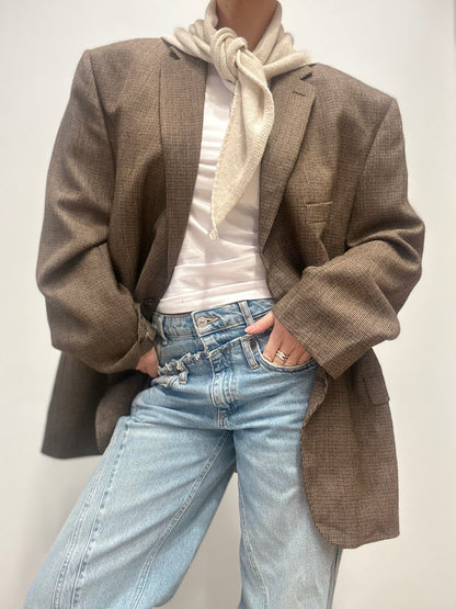 Vintage blazer Chaps EST. 1978 Bruin tinten