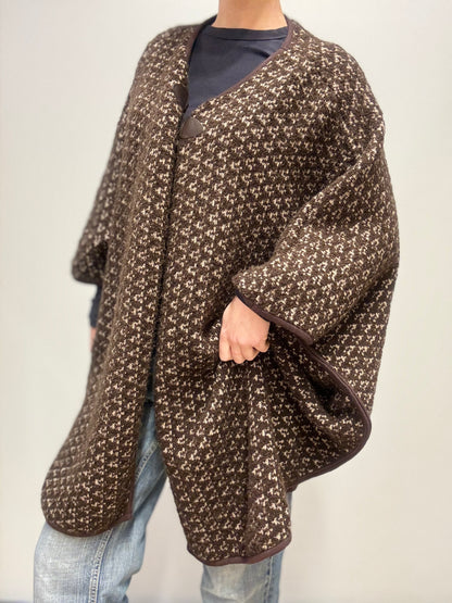 Madeleine donkerbruine mantel