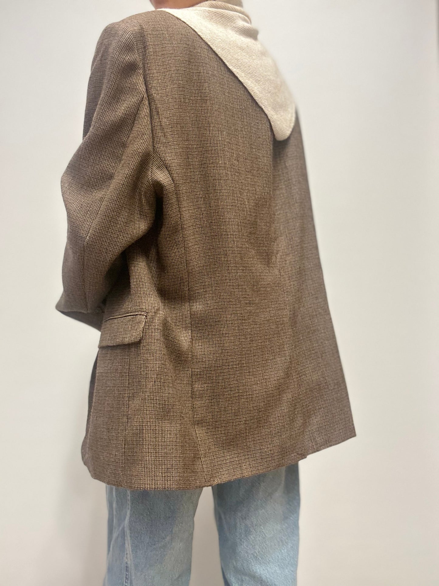 Vintage blazer Chaps EST. 1978 Bruin tinten