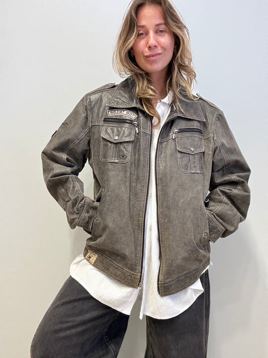 Tom Tailor Vintage Leather Jacket