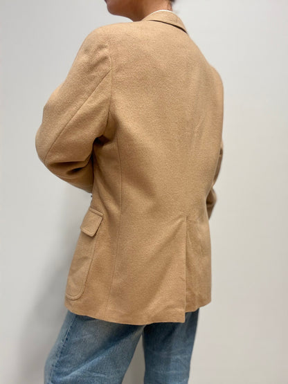 Ralph Lauren Oversized Blazer in Camel Wol