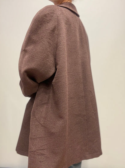 Steinbock wollen jas bruin