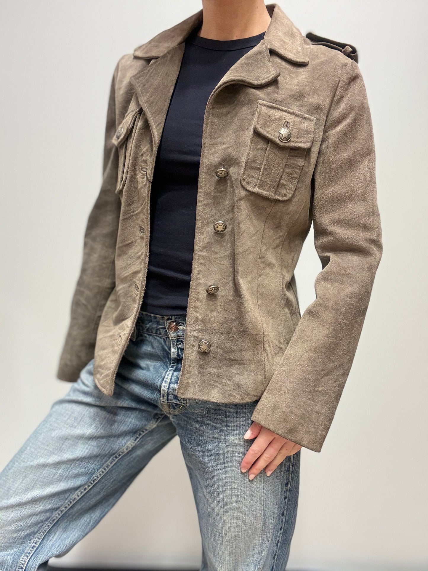 Vintage Overpell leren jacket