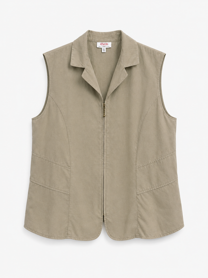 Vintage silk vest