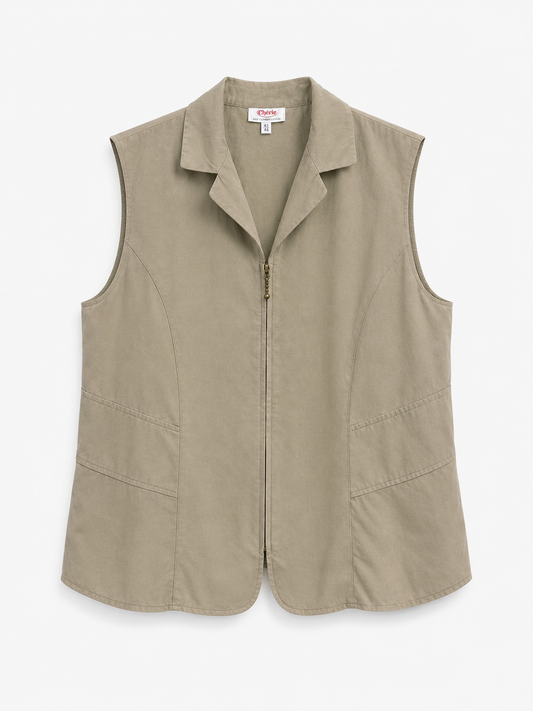 Vintage silk vest