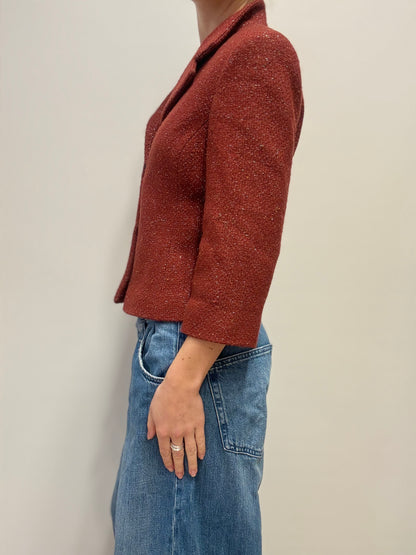 Steenrode blazer met glitter