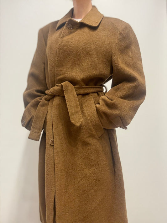 Campore wol en chasmere jas bruin