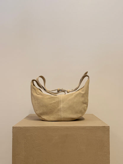 Yenvi Suede beige Shoulder Bag