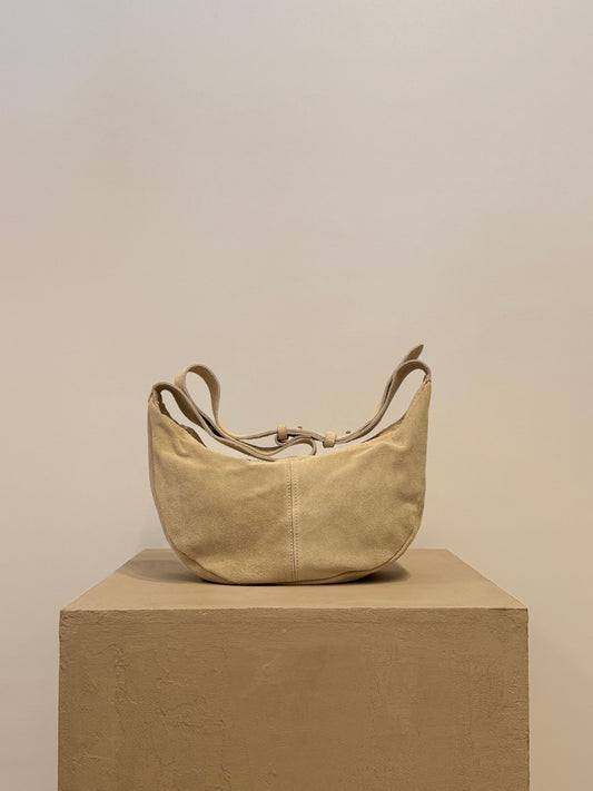 Yenvi Suede beige Shoulder Bag