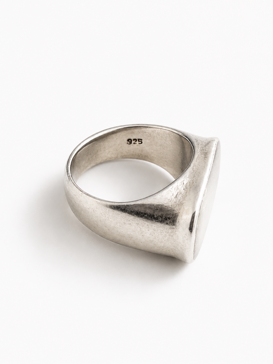 Vintage 925 Zilveren Ring met Ovale Maansteen