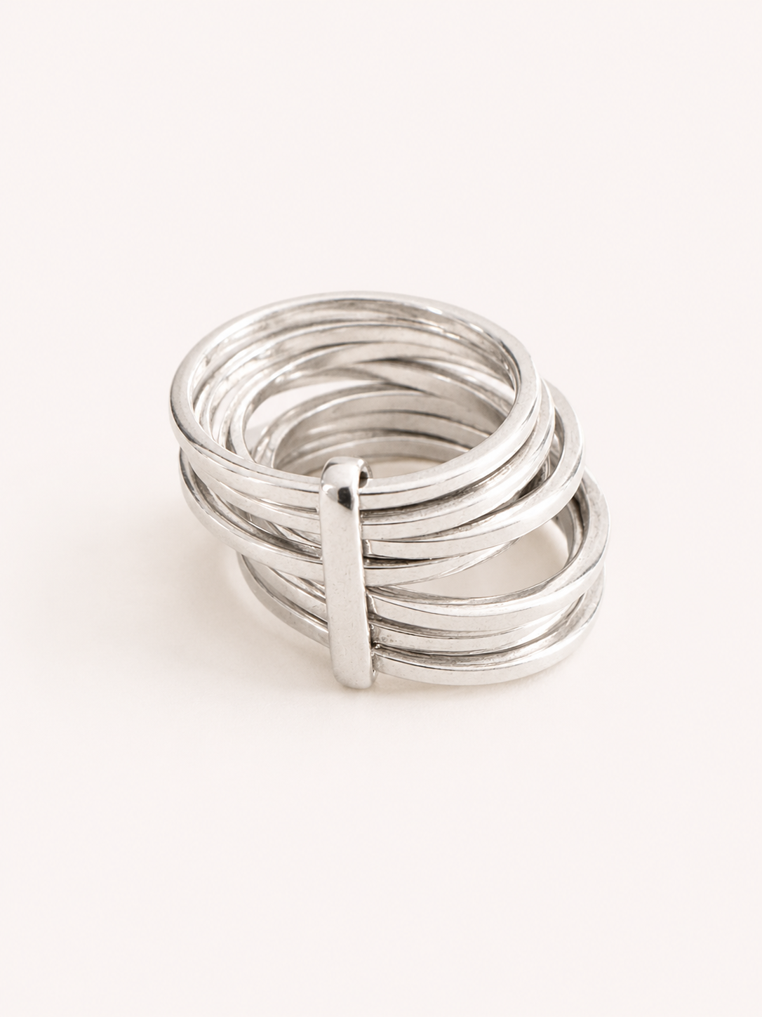 925 Sterling Silver Multi Band Ring