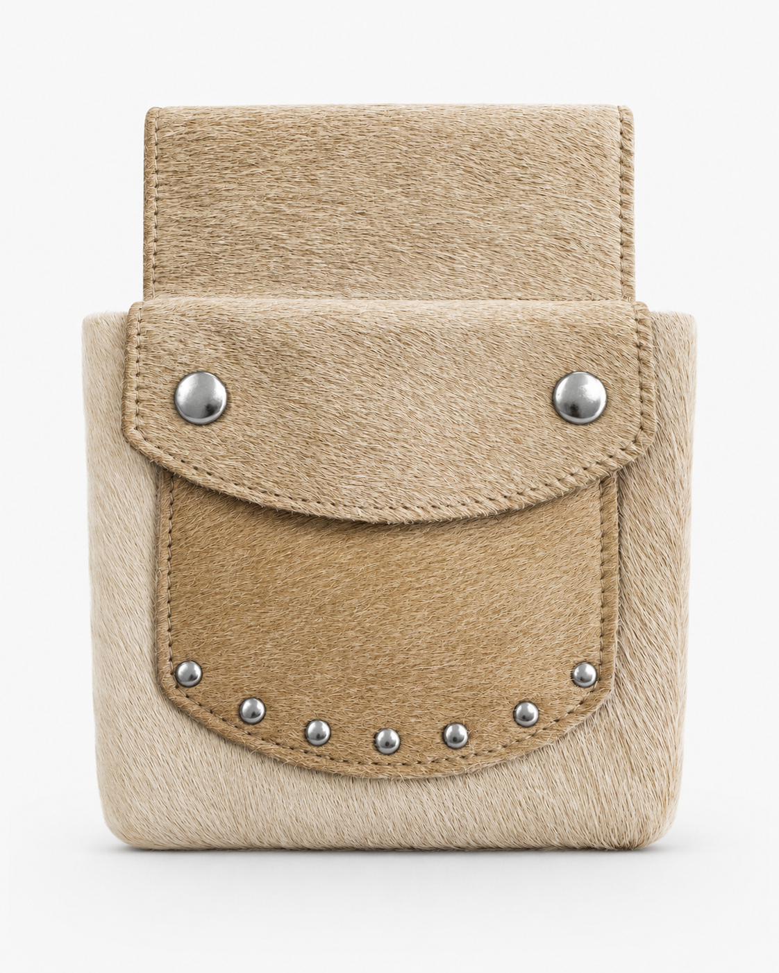 Belt bag cowhide champagne