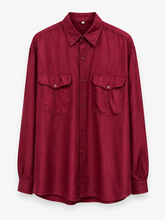 Vintage Berry Pink Blouse
