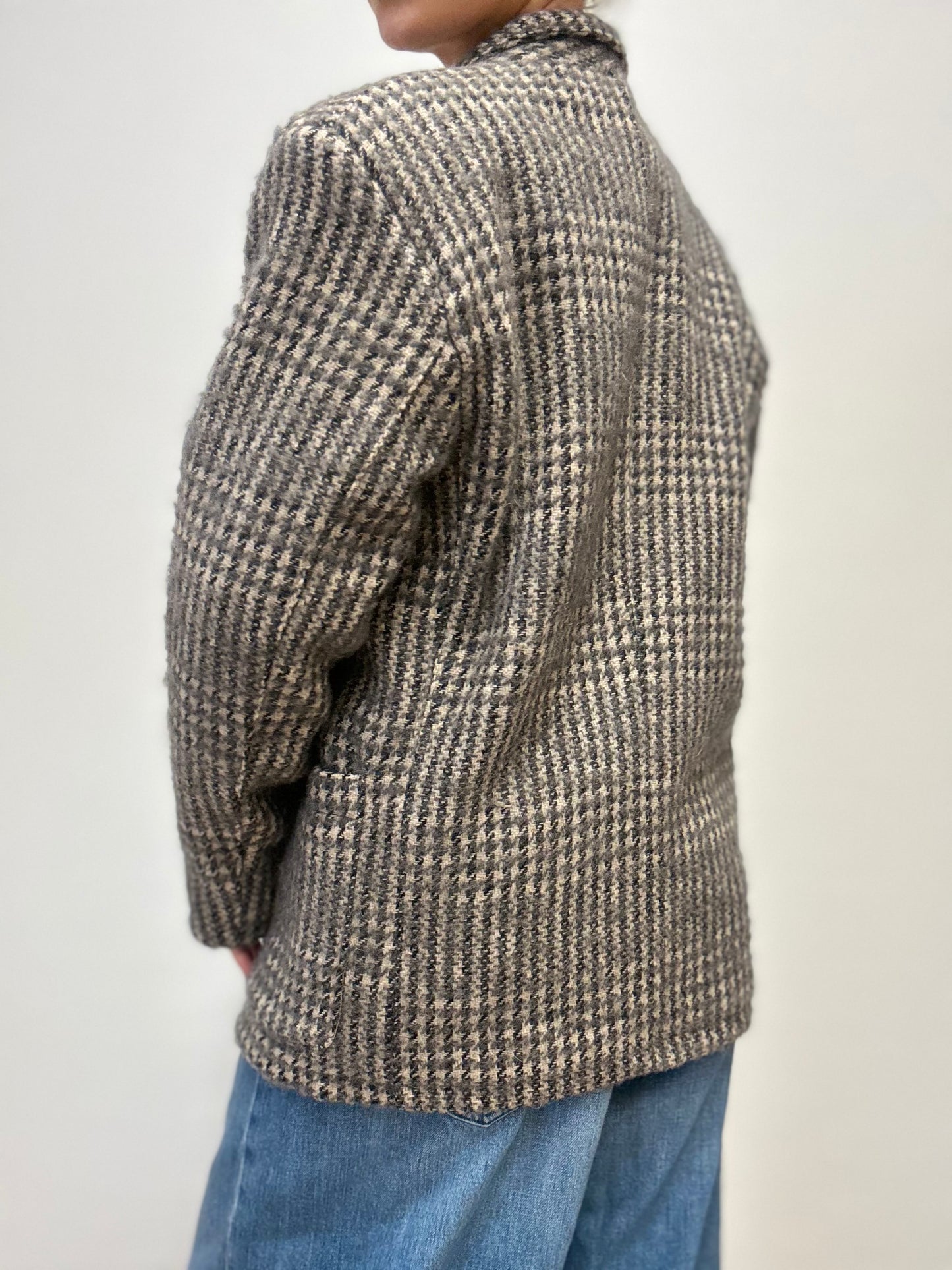 Vintage Italiaanse Wolblend Blazer – Carrera