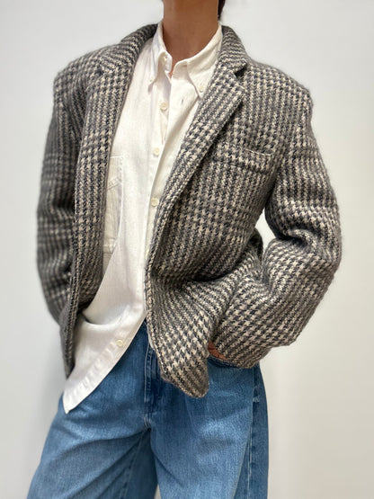 Vintage Italiaanse Wolblend Blazer – Carrera