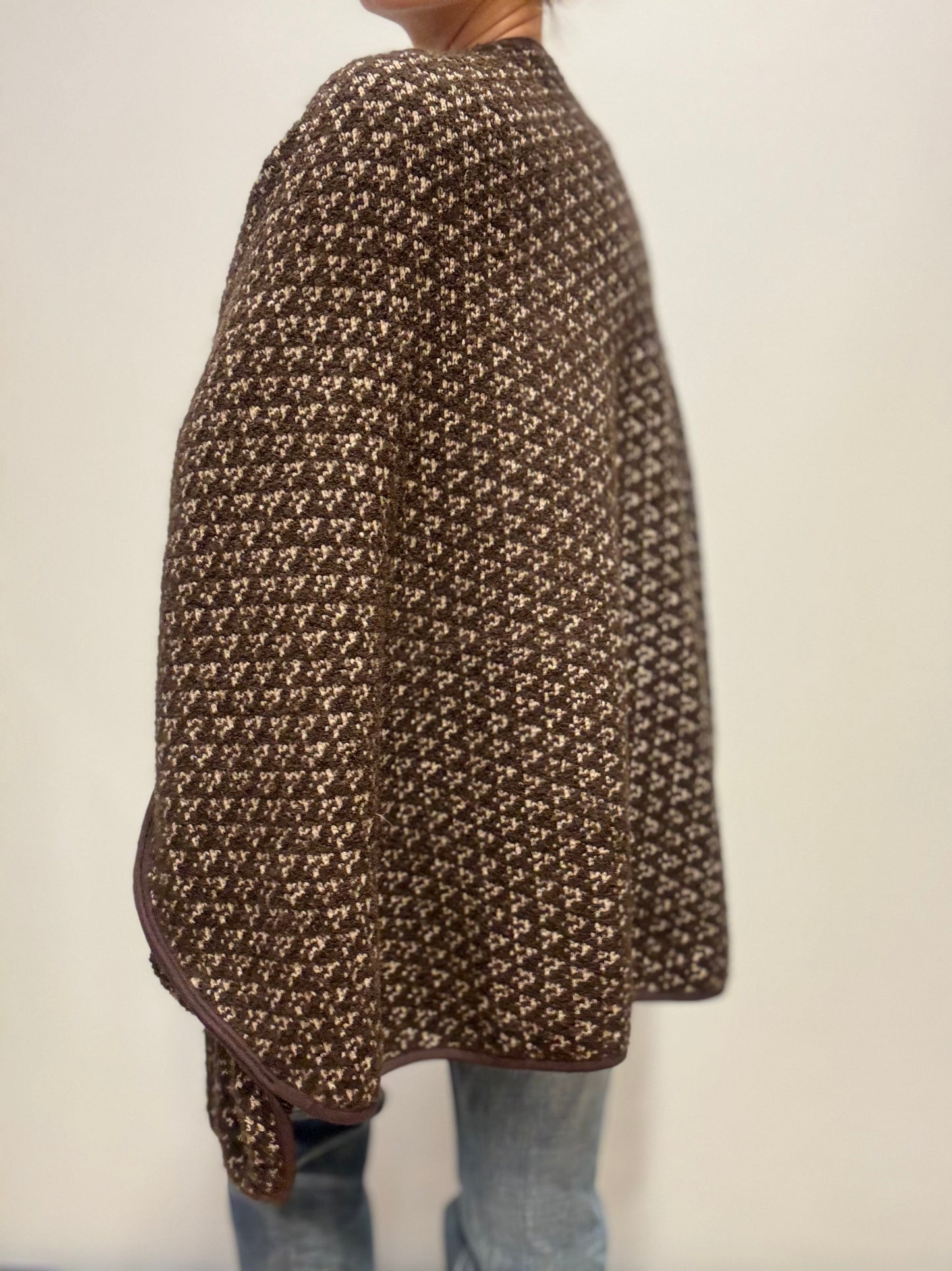 Madeleine donkerbruine mantel