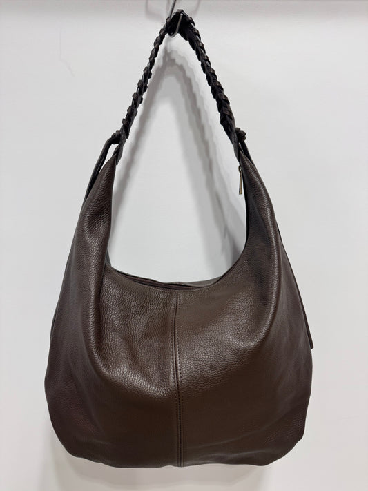 The AVEA tas leer donkerbruin