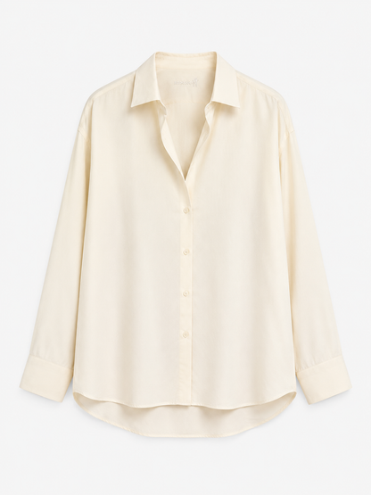 Vintage Ivory Silk Blouse