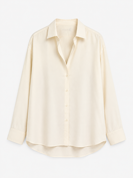 Vintage Ivory Silk Blouse